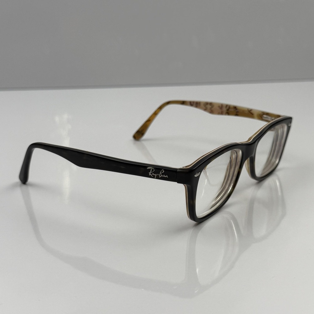 Ray-Ban RB5228 5409‎ Eyeglasses Frame Mens Brown Tortoise Acetate 50-17-140